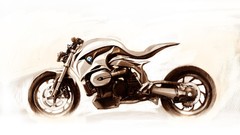 Bikers sepia BMW Engines vehicles custom bike motorbikes