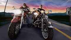 Bikers widescreen artwork