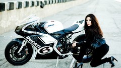 Bikes Ducati motorbikes girls with bikes