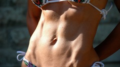 Bikini abs woman