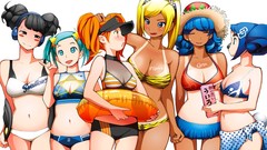 Bikini anime girls