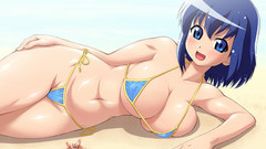 Bikini blue eyes blue