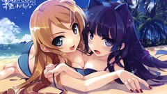 Bikini cleavage animal ears