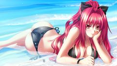 Bikini ecchi redheads swimsuits