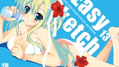 Bikini Flowers cleavage sakura