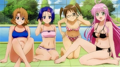 Bikini glasses brown eyes