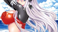 Bikini huge boobs sideboobs Kyoukai Senjou no Horizon Ariadust 