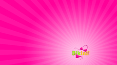 Bikini pink vectorized abstract