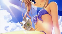 Bikini sand beach umbrella