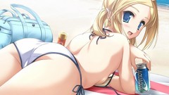 Bikini swimming Anime Manga