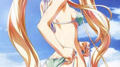 Bikini twintails anime girls