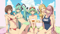 Bikini vocaloid hatsune miku