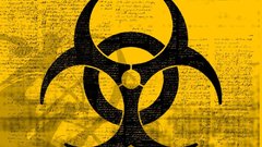 Biohazard logos yellow