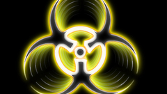Biohazard Simple Background black