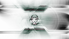 Biohazard white shining white