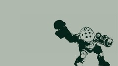 Bioshock artwork bioshock infinite video games Simple Background