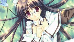 Birds anime girls maids aquarian age Tatekawa Mako (artist)