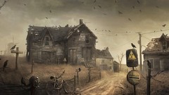 Birds apocalyptic artwork post-apocalyptic S.T.A.L.K.E.R. 
