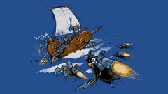 Birds battles battle flightless