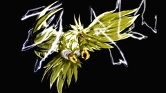 Birds black background Pokemon deviantart artwork digital art 