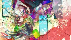 Birds blossoms blossom anime