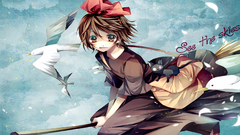 Birds cats brooms witches