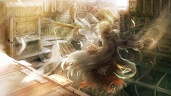 Birds crows scenic futuristic