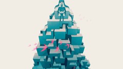 Birds headphones tie red eyes sitting shirts microphones skirts 