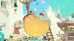 Birds Katana empty red eyes short hair Mononoke