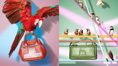 Birds Parrots purses