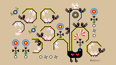 Birds shapes zune Simple