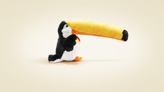Birds stuffed animals toucans