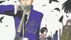 Birds Swords bleach kurosaki ichigo kuchiki rukia Kuchiki 