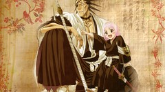 Birds Swords yachiru kusajishi bleach artwork Zaraki Kenpachi