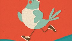 Birds Twitter illustrations minimalistic artwork