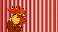 Birds vectors Chickens roosters