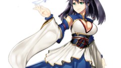 Birds witches Simple Background detached sleeves huge boobs