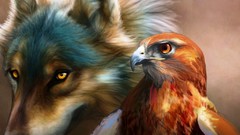 Birds Wolves artwork