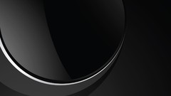 Black abstract black background graphics orb