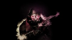 Black abstract fallout vegas minimalistic twilease