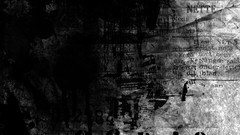 Black abstract numbers artwork dutch