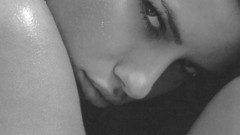 Black adriana lima grayscale