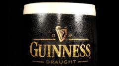 Black alcohol guinness beers