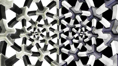 Black and white abstract