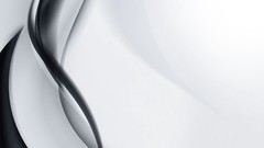 Black and white abstract 3D renders