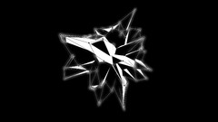 Black and white abstract black background lines geometry