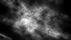 Black and white abstract lines circles monochrome minimalistic