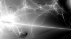 Black and white abstract shades digital art