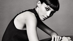 Black and white Actress rooney mara