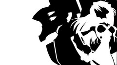 Black and white anime girls asuka langley soryu neon genesis 